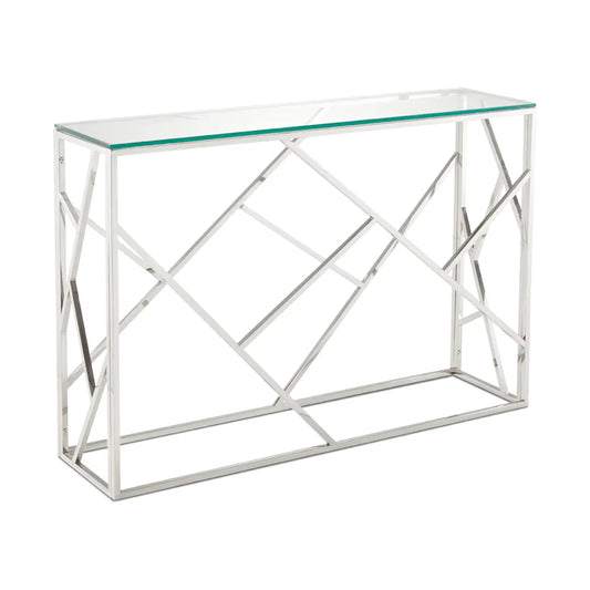 Carole Console Table - Silver