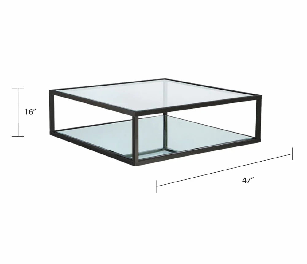 Caspian Coffee Table Square (Big size) Black 47"