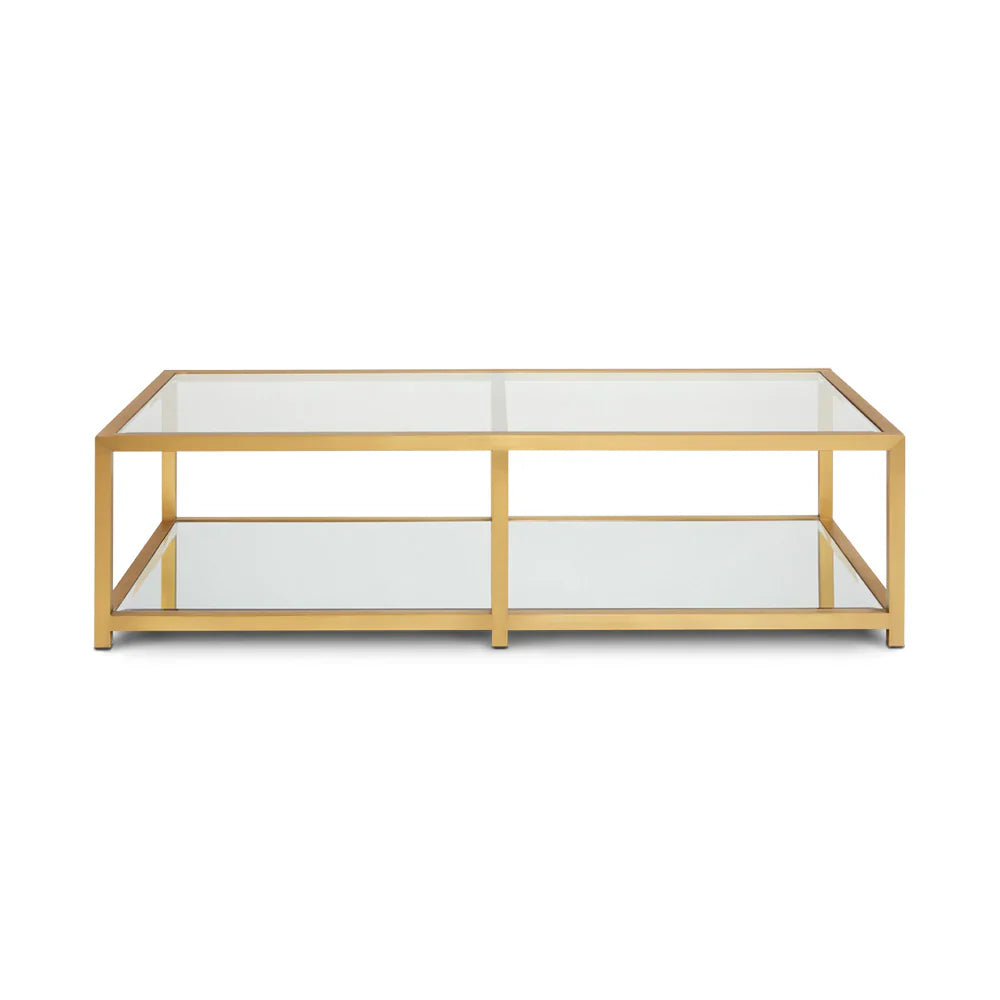 Caspian Rectnagular Coffee Table - Gold