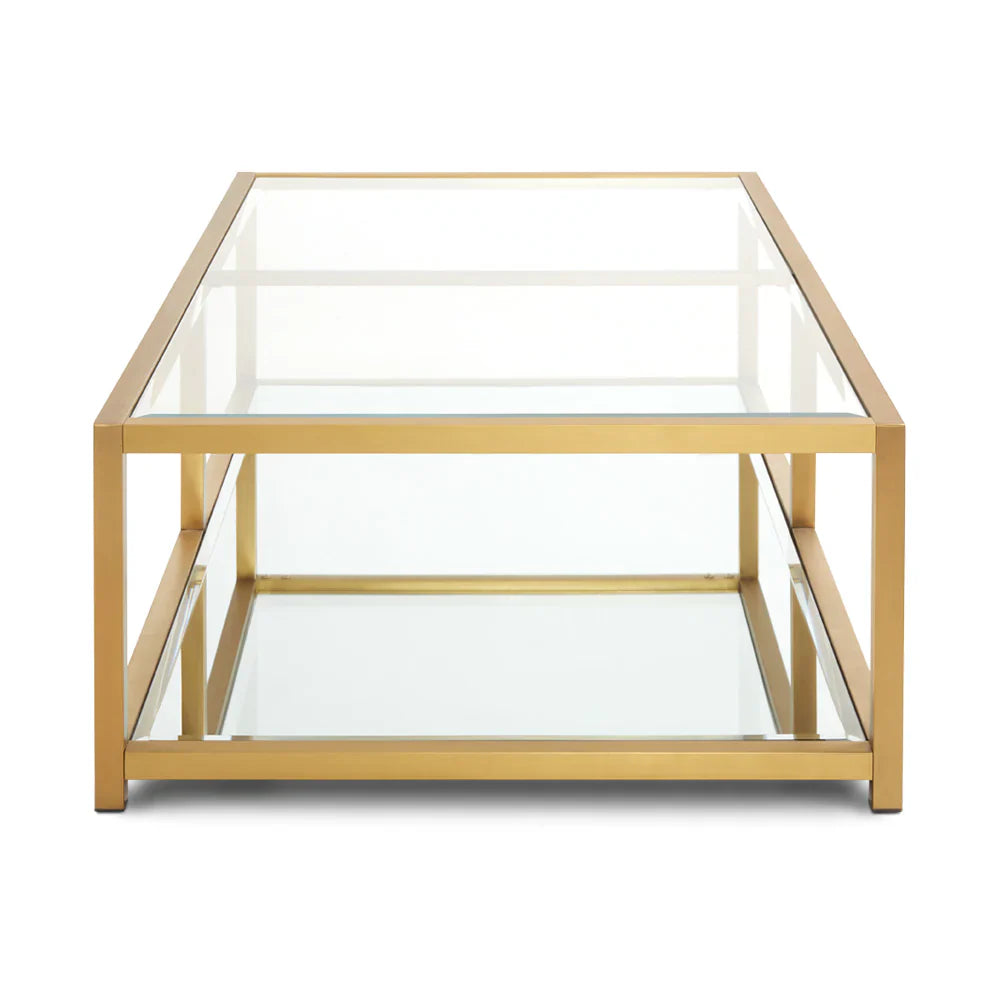 Caspian Rectnagular Coffee Table - Gold