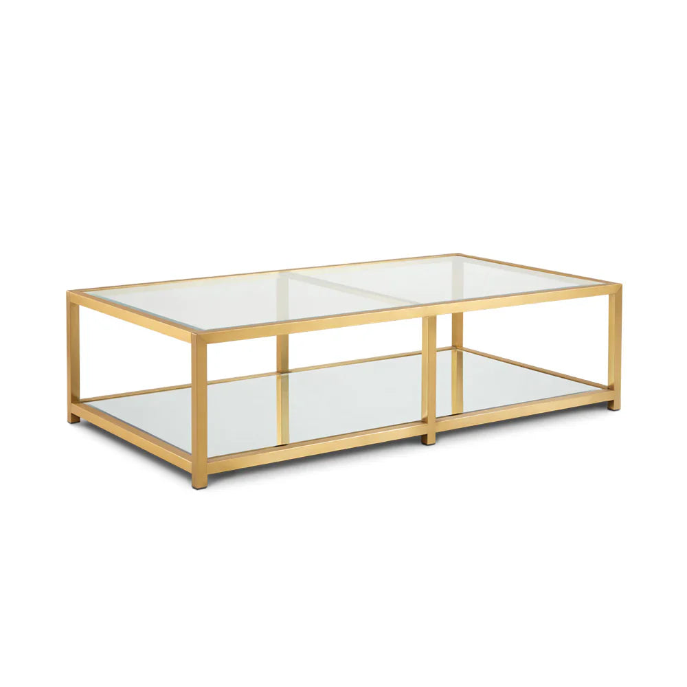 Caspian Rectnagular Coffee Table - Gold