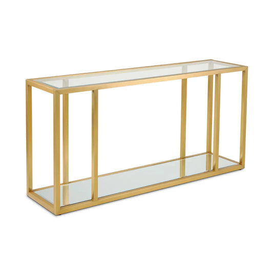 Caspian Sofa Table - Gold