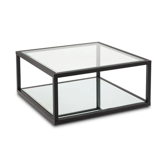 Caspian Coffee Table Square Black 33"