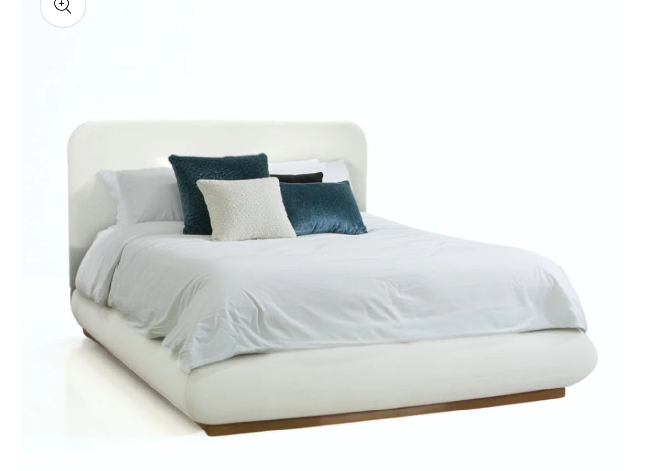 Cloudhaven Greige Upholstered Queen Bed