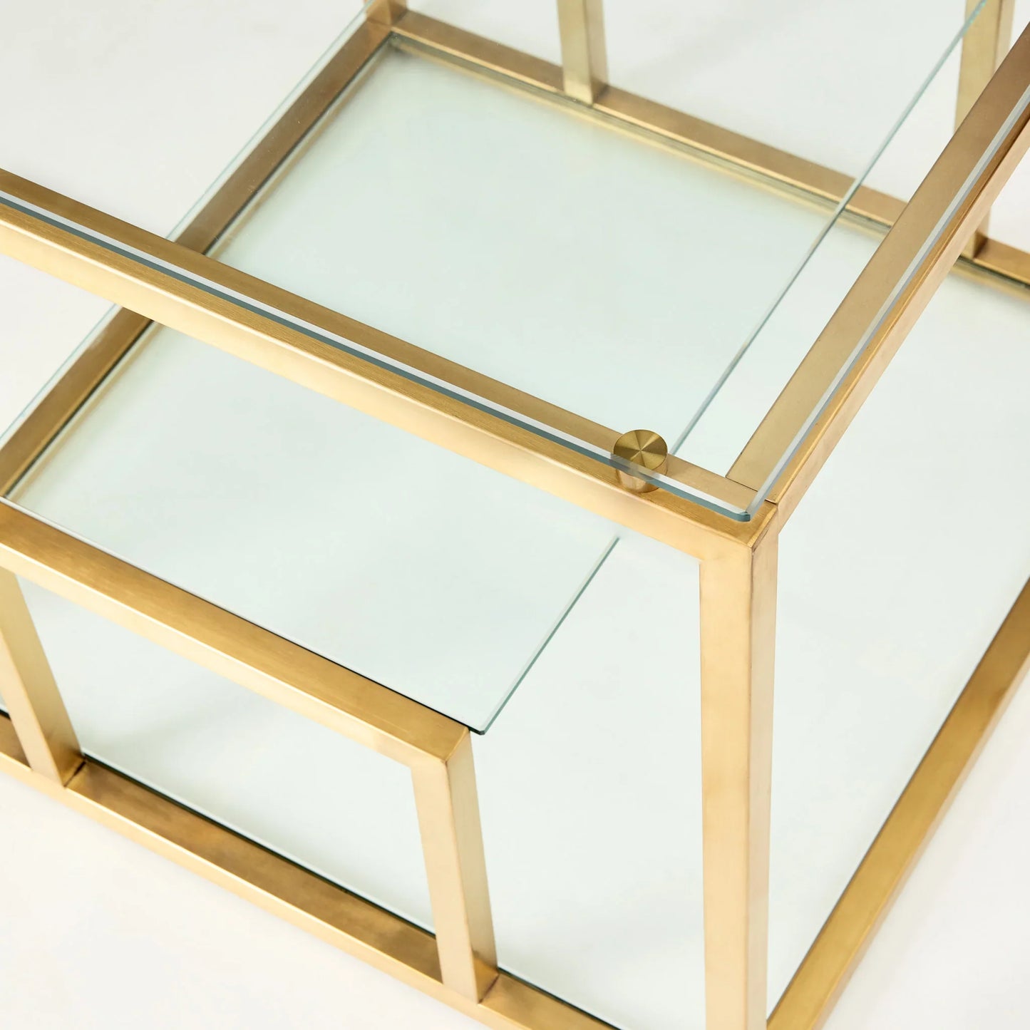 Barolo End Table - Gold