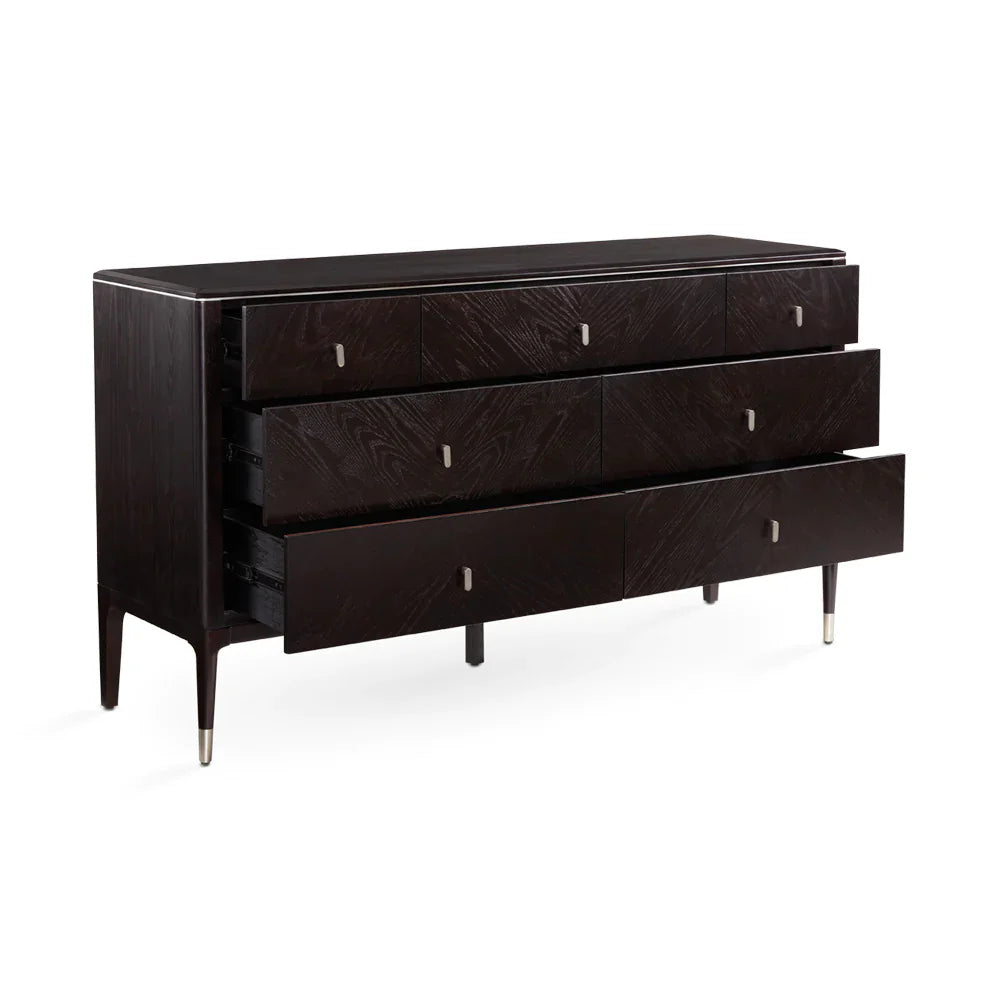 Colette Ash Wood 7-Drawer Dresser