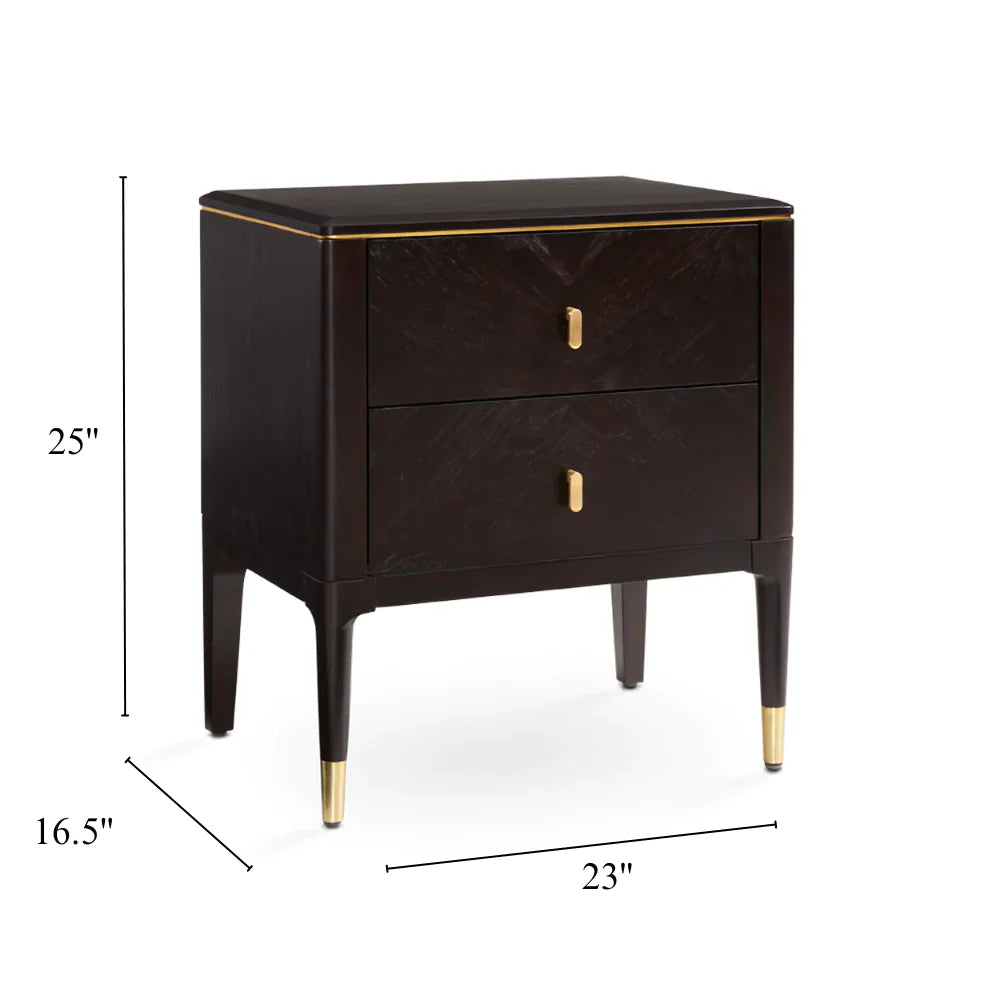 Colette Ash Wood Nightstand