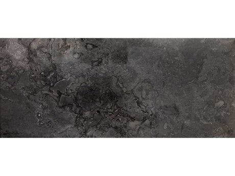 Stamos Desk Black Grey Marble / Charcoal Grey