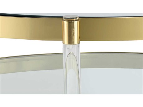 York Coffee Table Brass