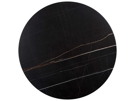 Massie Bistro Table Black Marble 35.5"