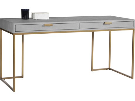 Jiro Desk Grey Shagreen