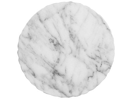 Cara End Table Marble Look