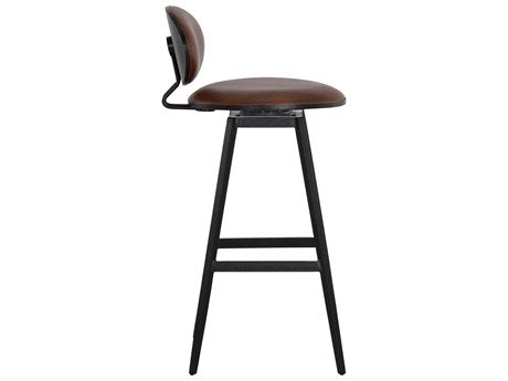 Ember Swivel Barstool Bravo Cognac