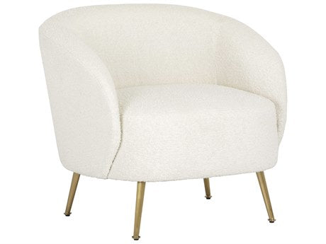 Clea Lounge Chair Altro White