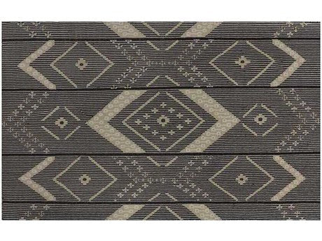 Asana Hand Woven Rug Black / Tan