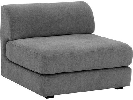 Harmony Modular  Armless Chair  Danny Dark Grey