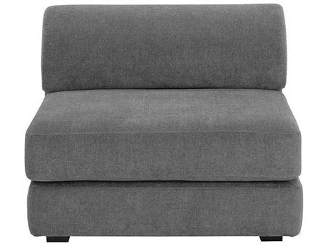 Harmony Modular  Armless Chair  Danny Dark Grey