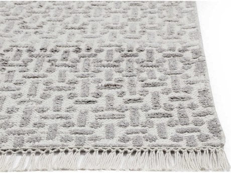 Ingrid Hand Knotted Rug Grey / Ivory