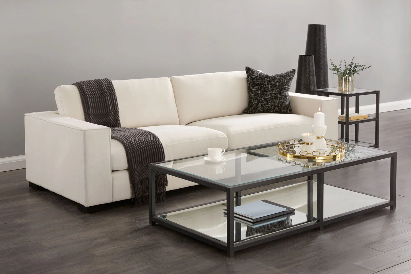 Caspian Coffee Table (Black Rectangular)