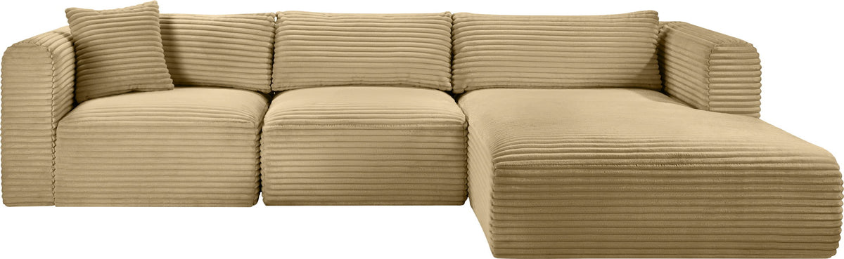 Shaggy - 3 Piece Modular Sectional