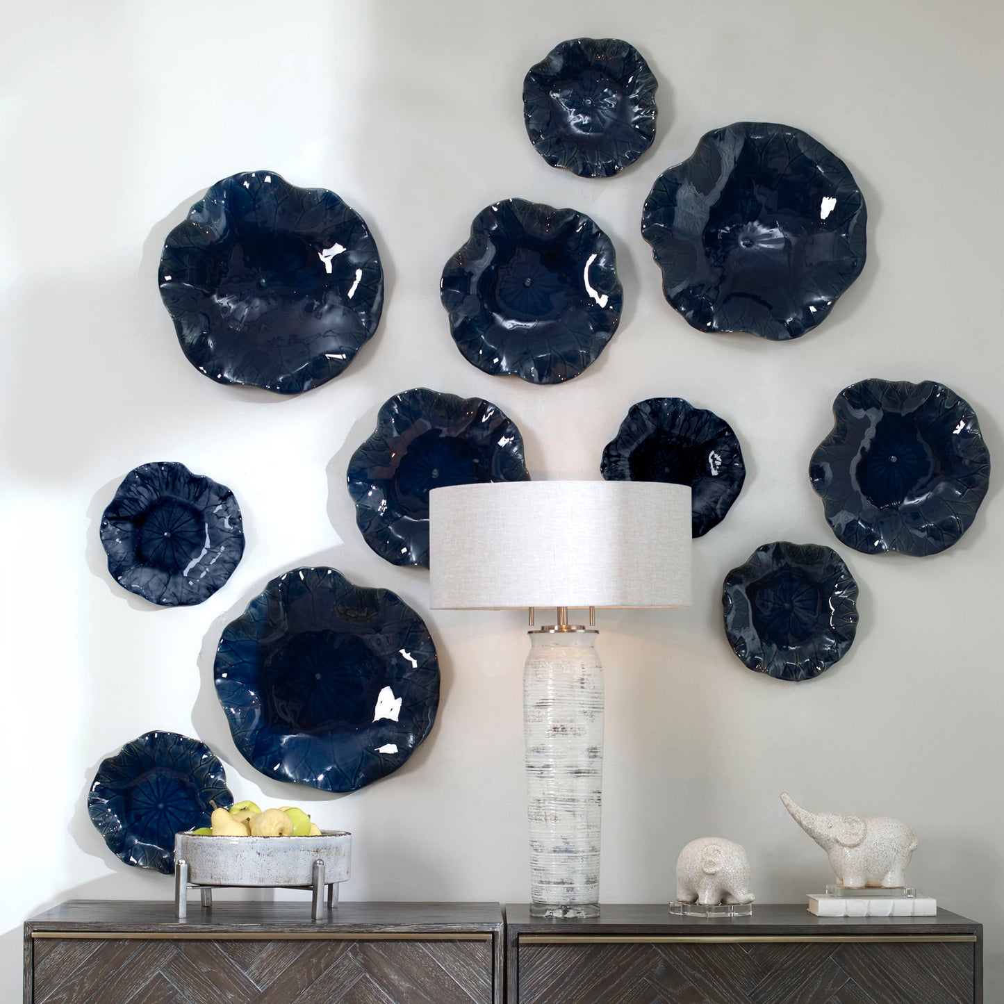 Abella - Ceramic Wall Decor (Set of 3)