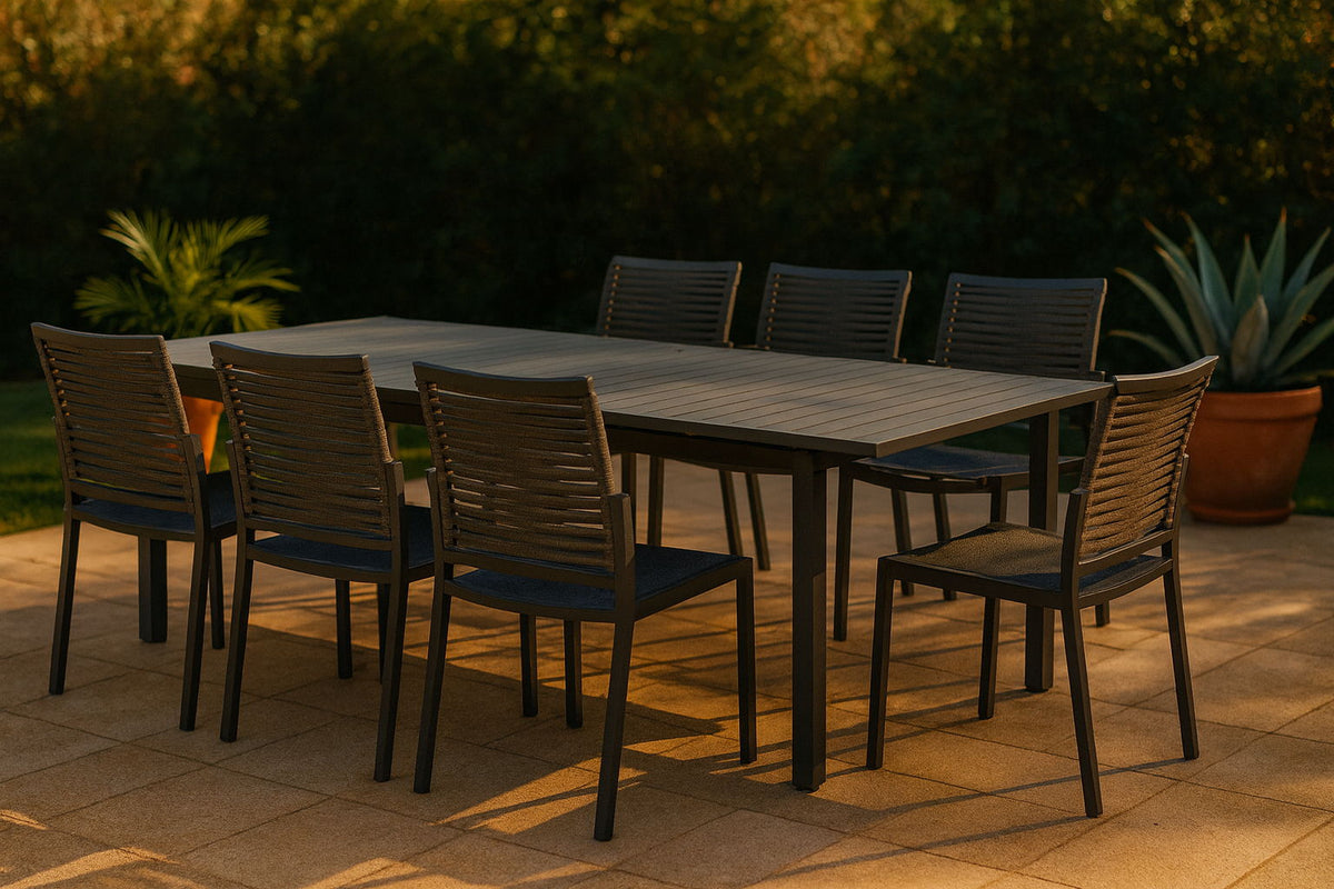 Maldives - Rope Outdoor Patio Dining Side Chair (Set of 2)