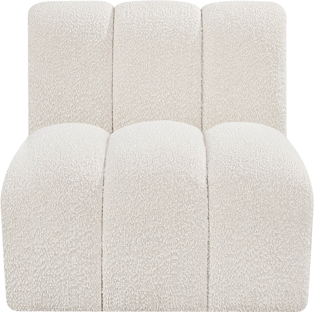 Arc - Boucle Fabric Straight Chair