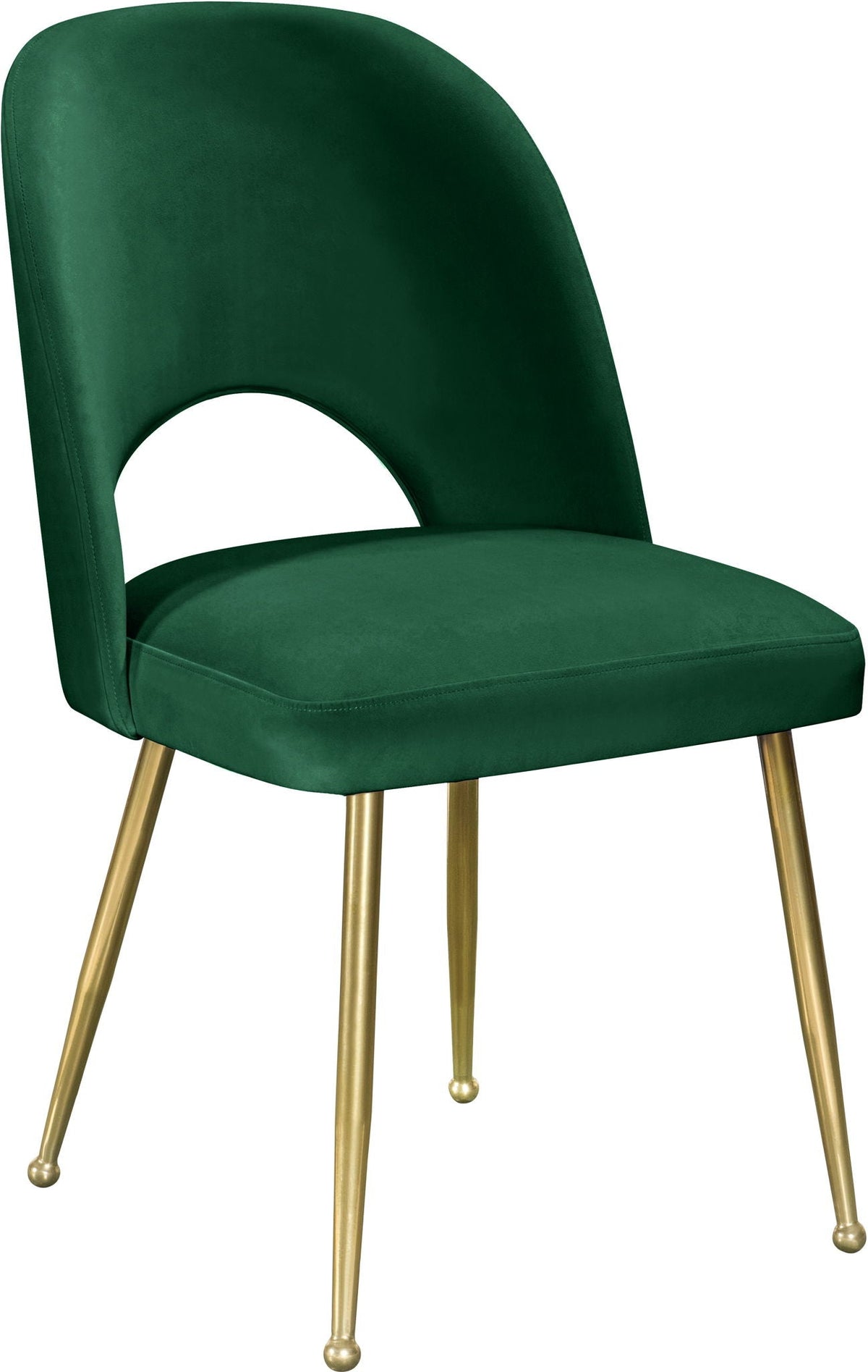 Logan - Dining Chair (Set of 2) - Gold Legs