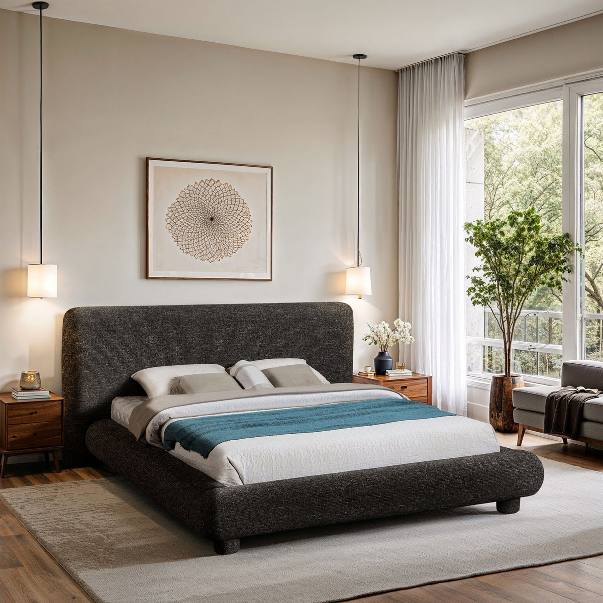 Blair - Polyester Upholstered Bed