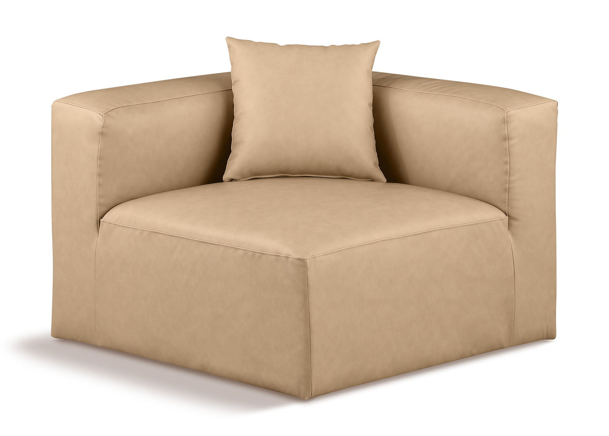 Cube - Corner Chair - Tan