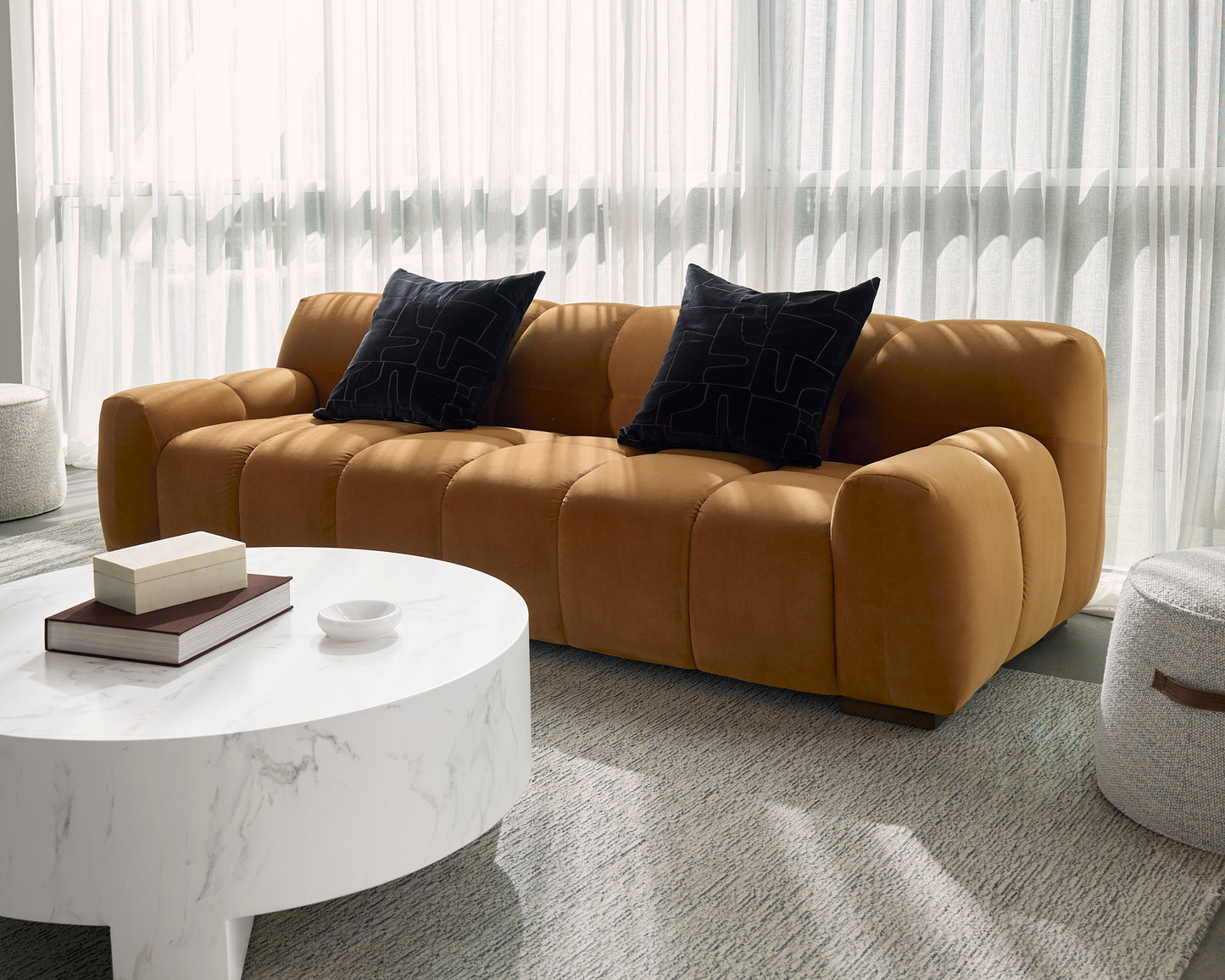 Romy Sofa - Meg Gold