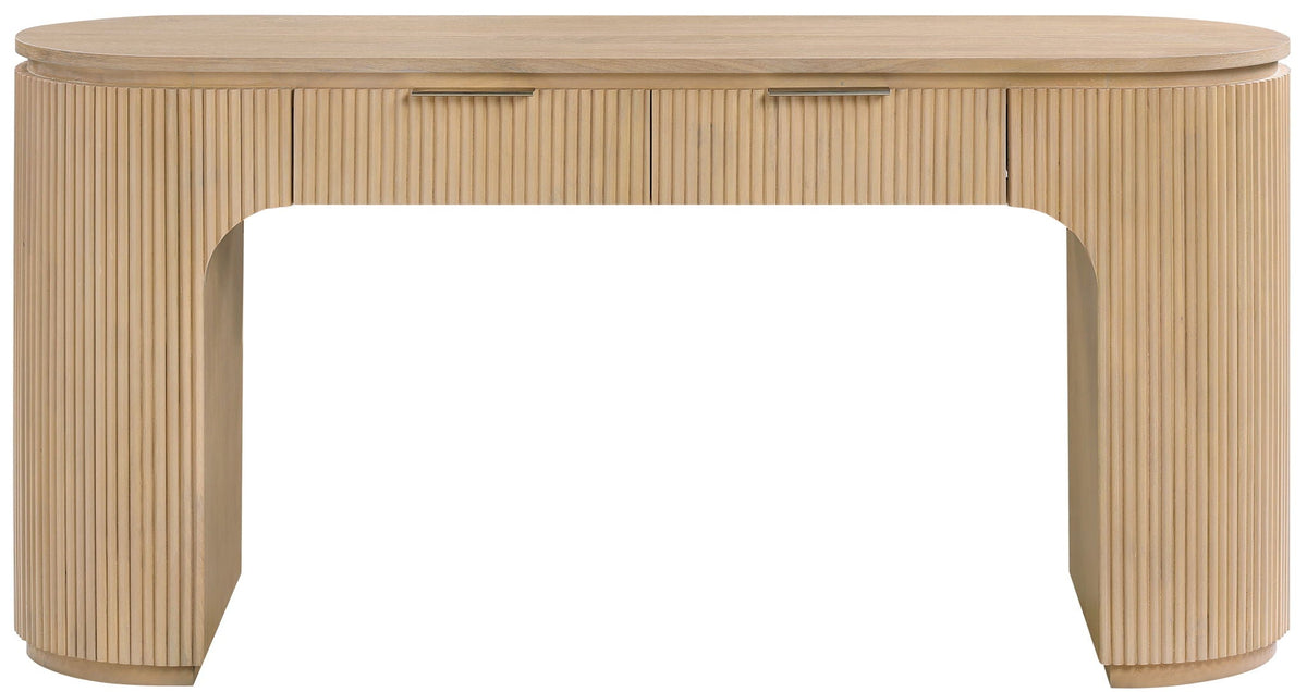 Astrid - Solid Wood And Oak Veneer Desk