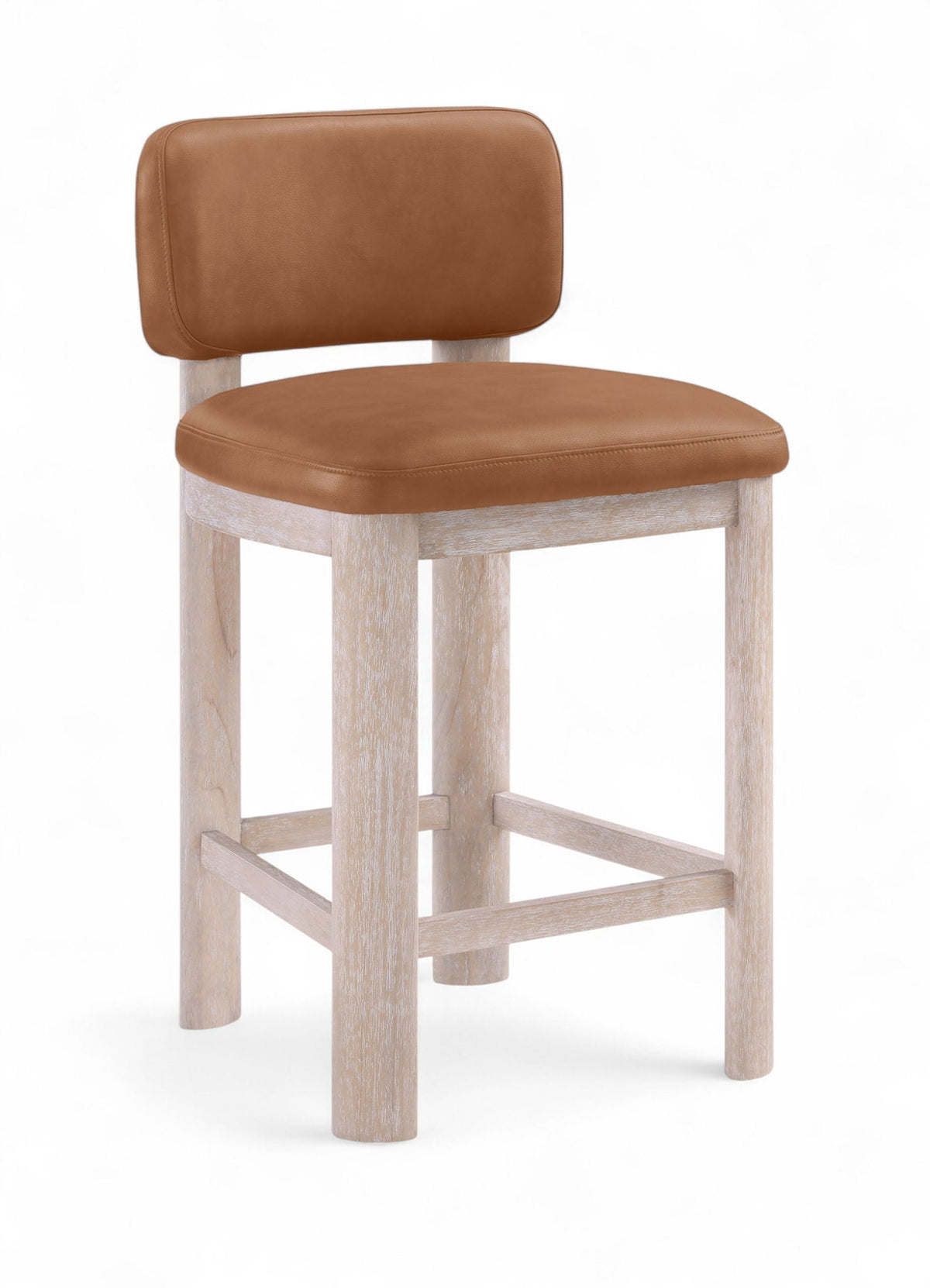 Paloma - Faux Leather Upholstered Counter Stool (Set of 2)