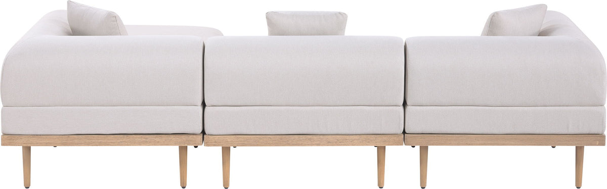 Laguna - 4 Piece 106.5" Upholstered Outdoor Patio Modular Sectional