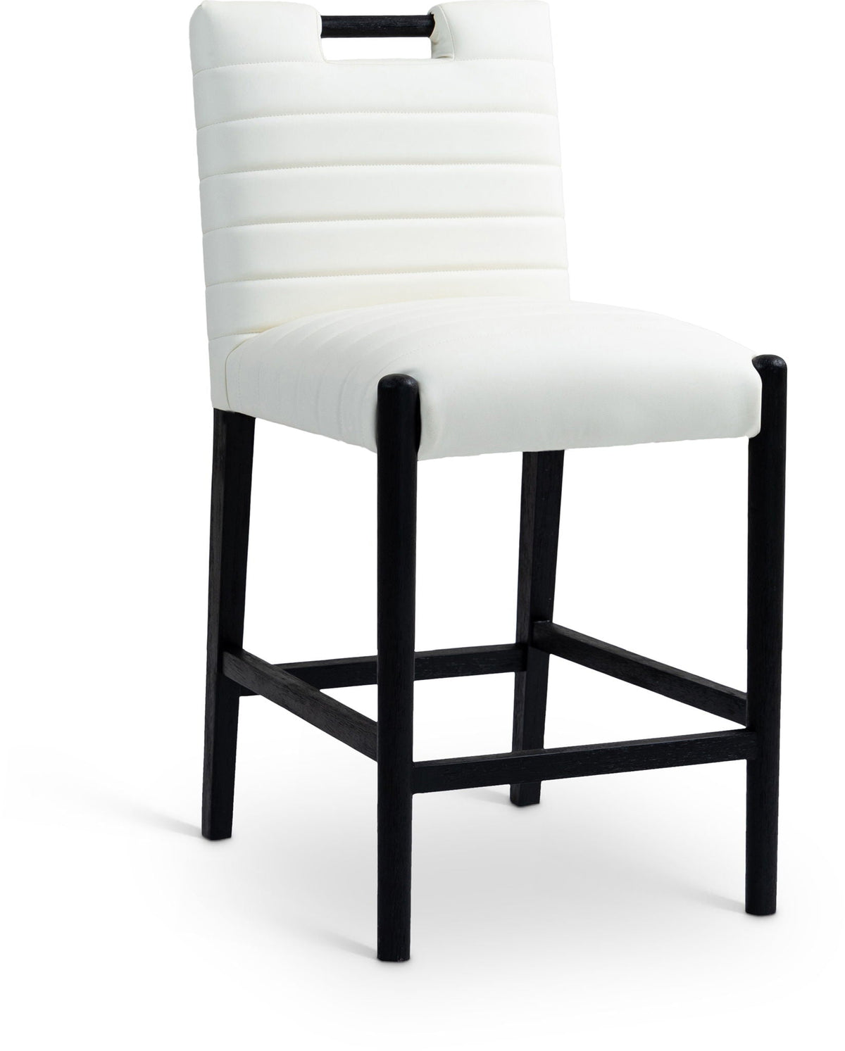 Aimee - Counter Stool - Black Legs