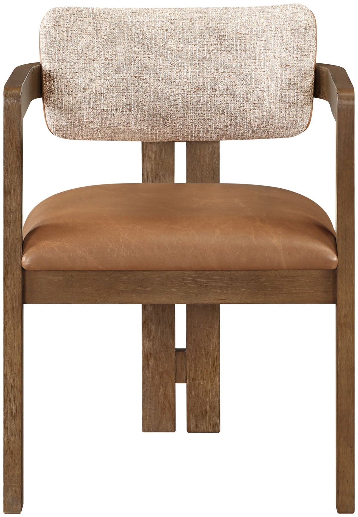 Ravina - Upholstered Dining Chair With Stained Brown Base (Set of 2)