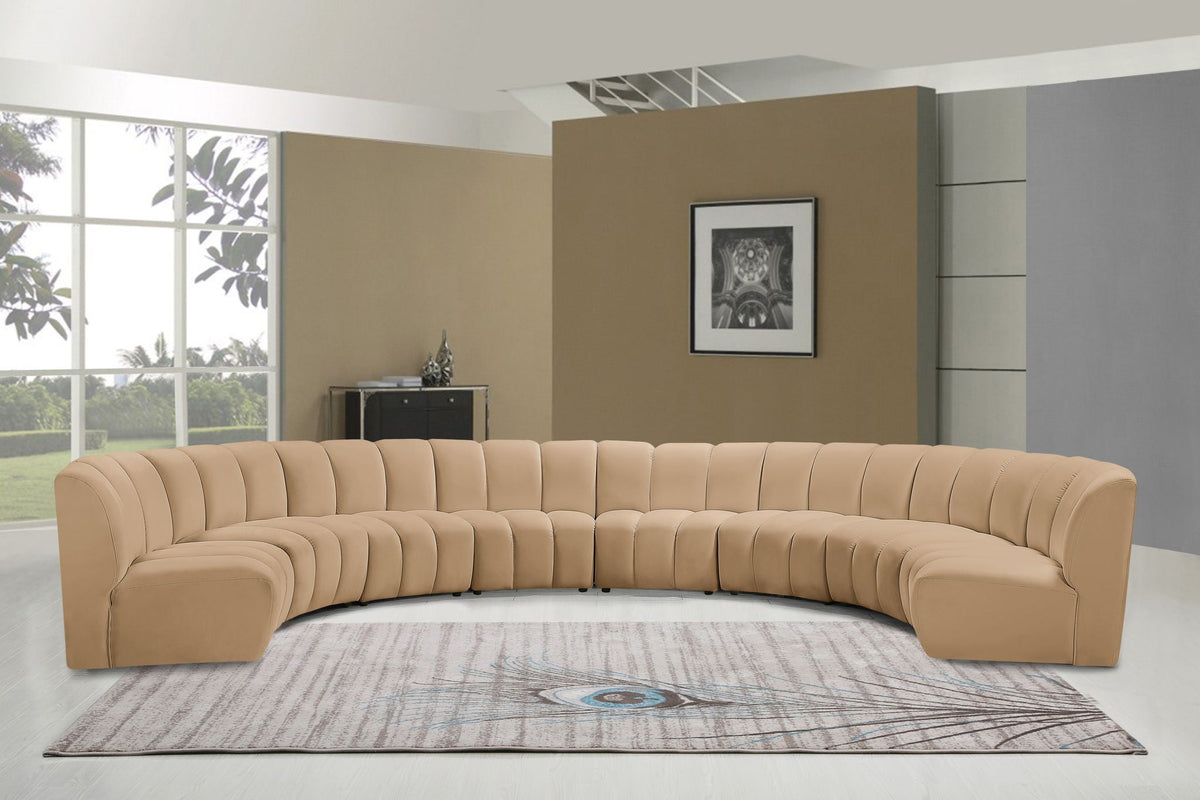 Infinity - 8 Piece Modular Sectional - Camel