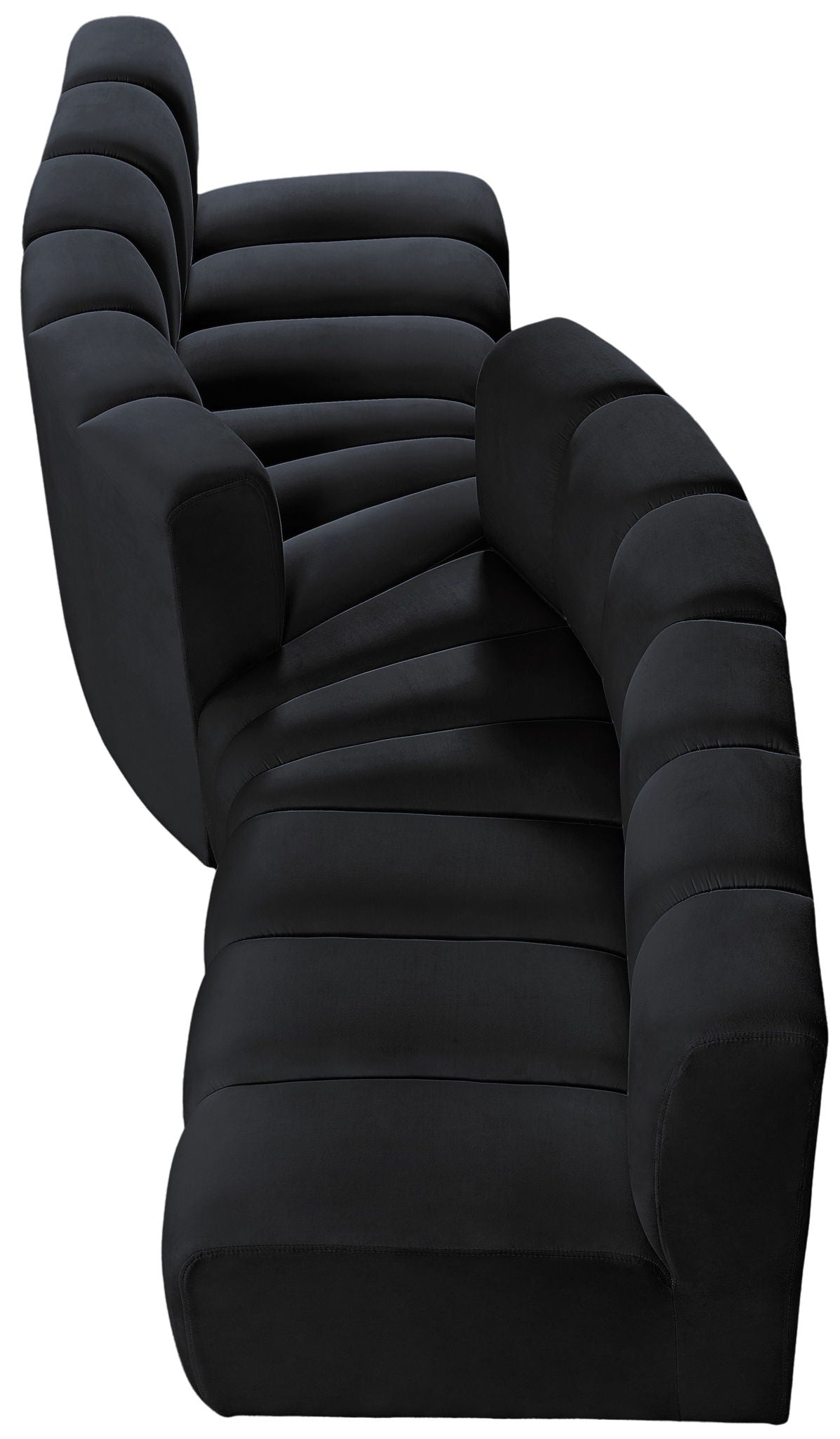 Arc - Velvet 4 Piece Sofa