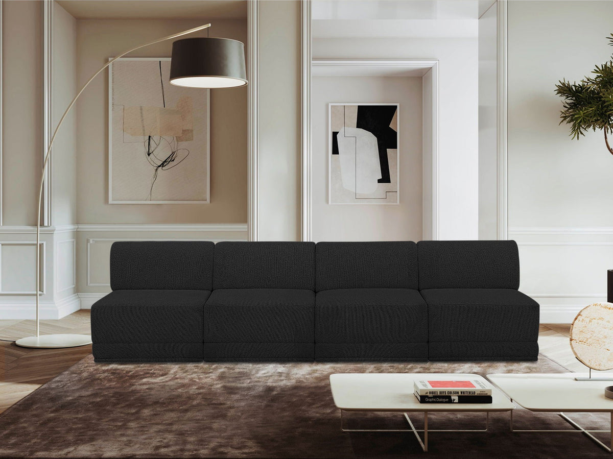 Ollie - 4 Seat Armless Modular Sofa