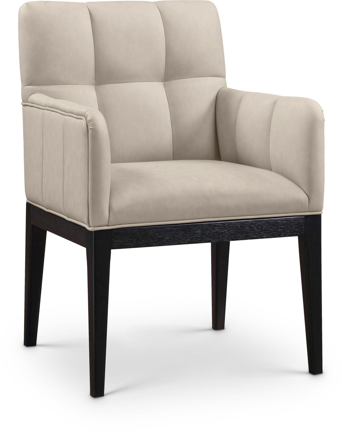 Adrian - Dining Arm Chair (Set of 2) - Black Legs