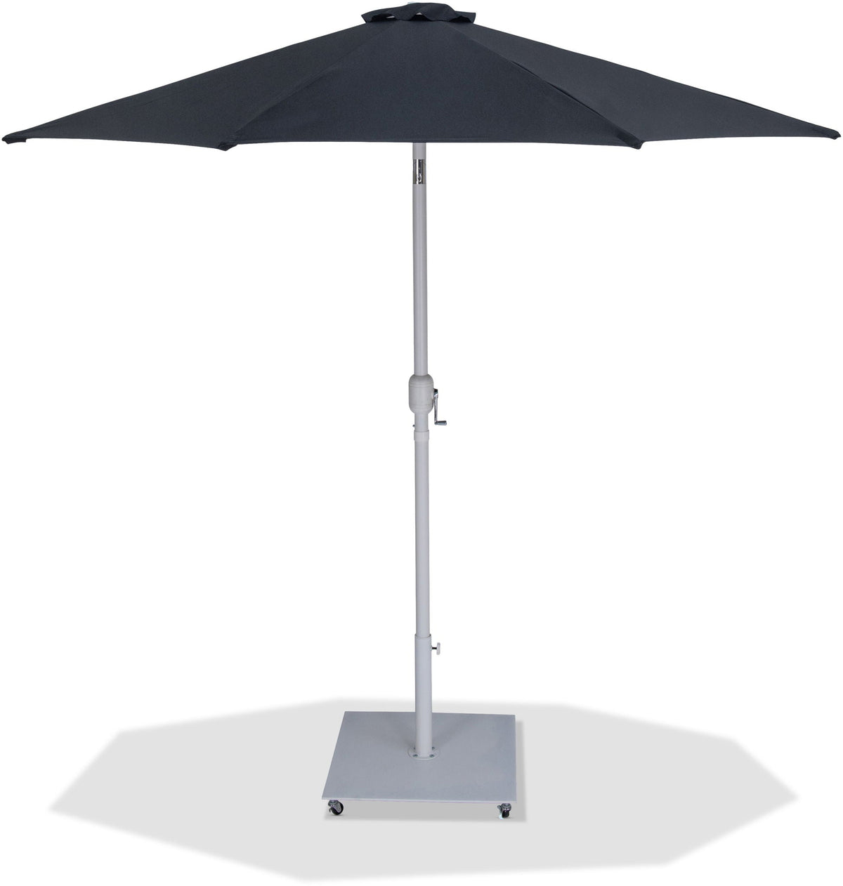 Fiji - Aluminum Patio Umbrella With Square White Base