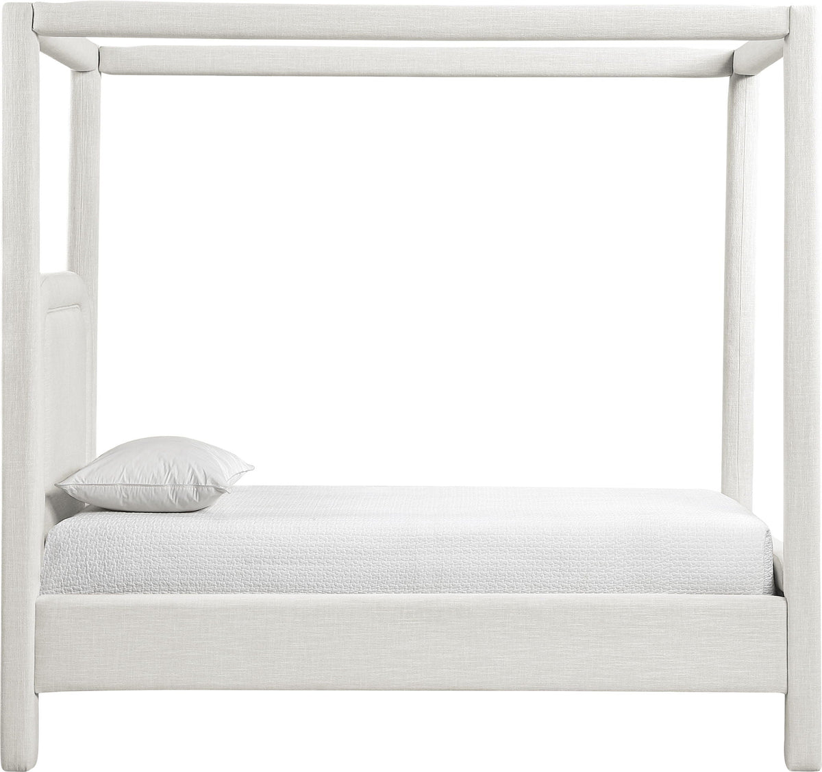 Salina - Linen Textured Fabric Upholstered Bed
