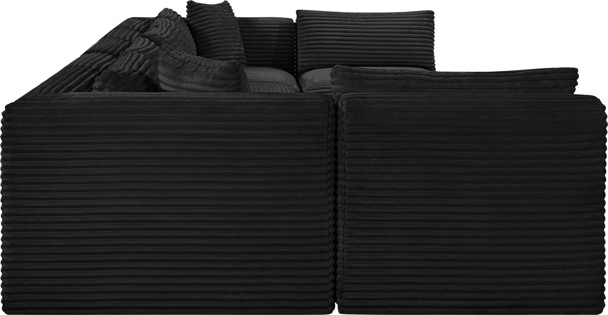 Shaggy - 7 Piece Modular U-Shaped Armless Sectional
