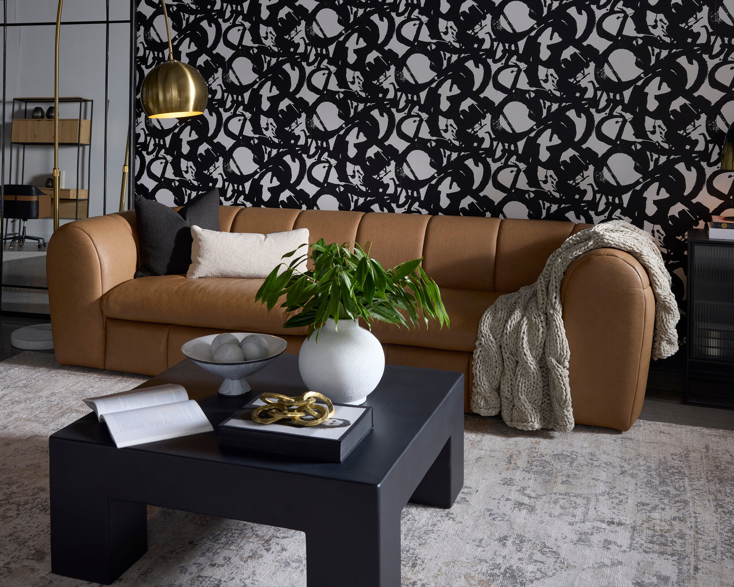 Cyril Sofa - Lucia Cognac Leather