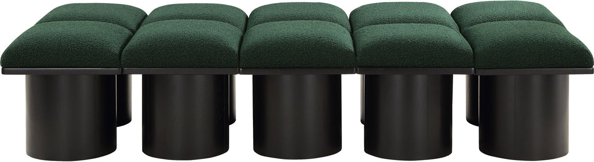 Pavilion - 10 Piece Modular Bench With Black Base