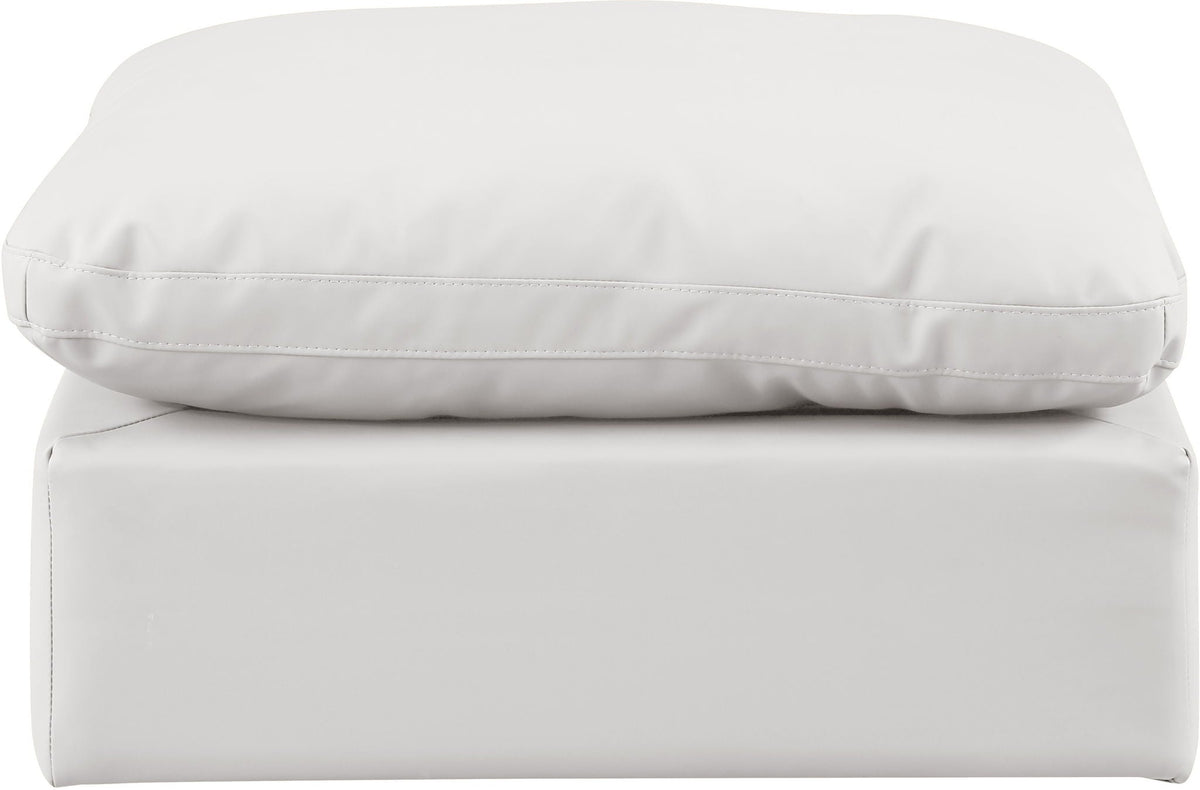 Indulge - Faux Leather Ottoman