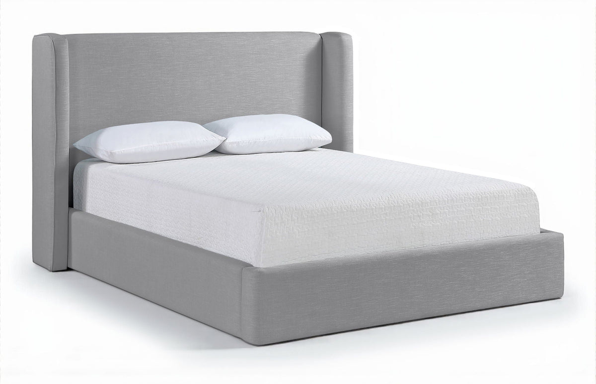 Kendall - Linen Textured Fabric Upholstered Bed