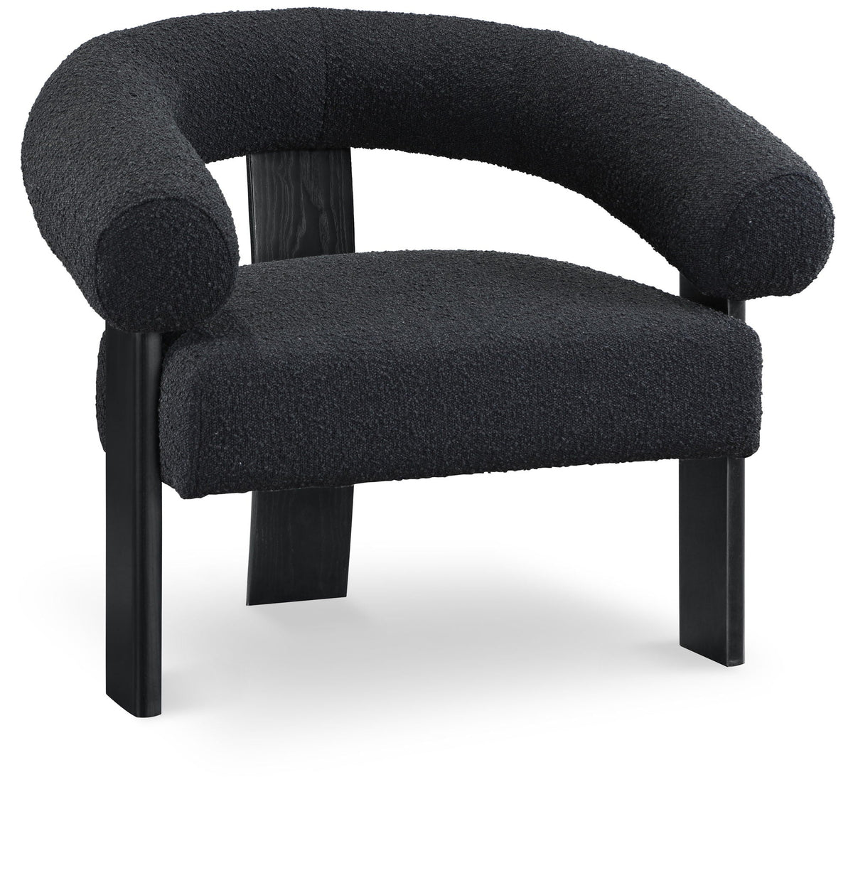 Winston - Accent Chair With Black Legs