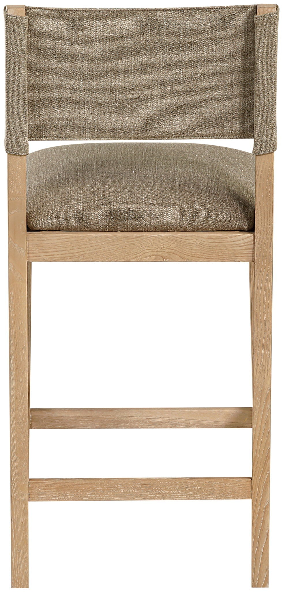 Avon - Linen Textured Performance Fabric Upholstered Counter Stool