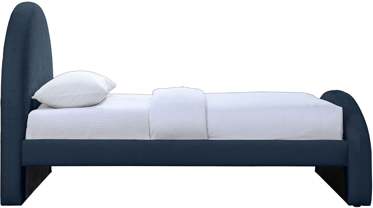 Andaz - Chenille Fabric Upholstered Bed